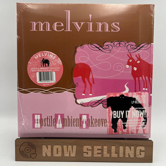 Melvins - Hostile Ambient Takeover Vinyl LP Baby Pink SEALED