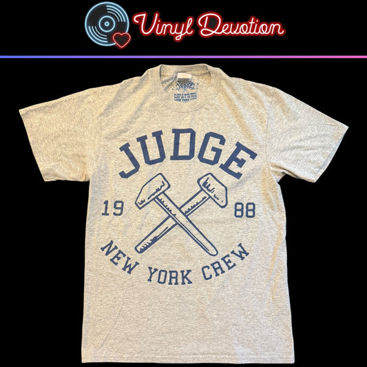 Judge Hardcore Band Black N Blue Bowl 2013 Gray T-Shirt Size M New York Crew NYHC