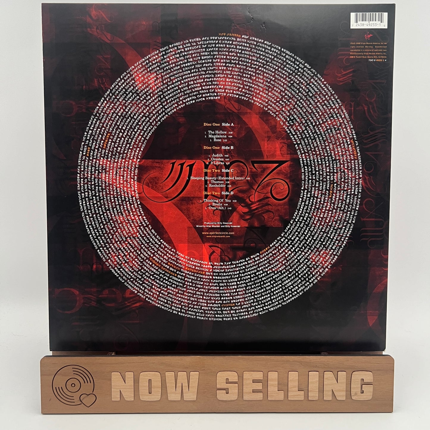 A Perfect Circle - Mer De Noms Vinyl LP 2020 Capitol Vaults Press