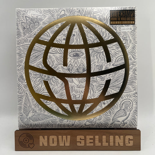 State Champs - Around The World And Back Vinyl LP Silver & White Galaxy SEALED