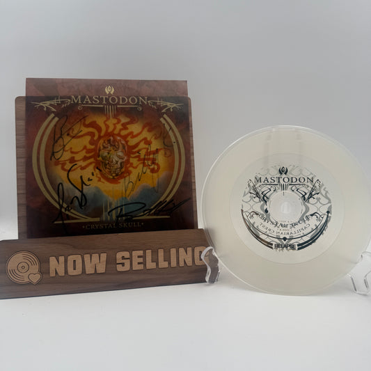 Mastodon - Crystal Skull Vinyl 7" Clear SIGNED