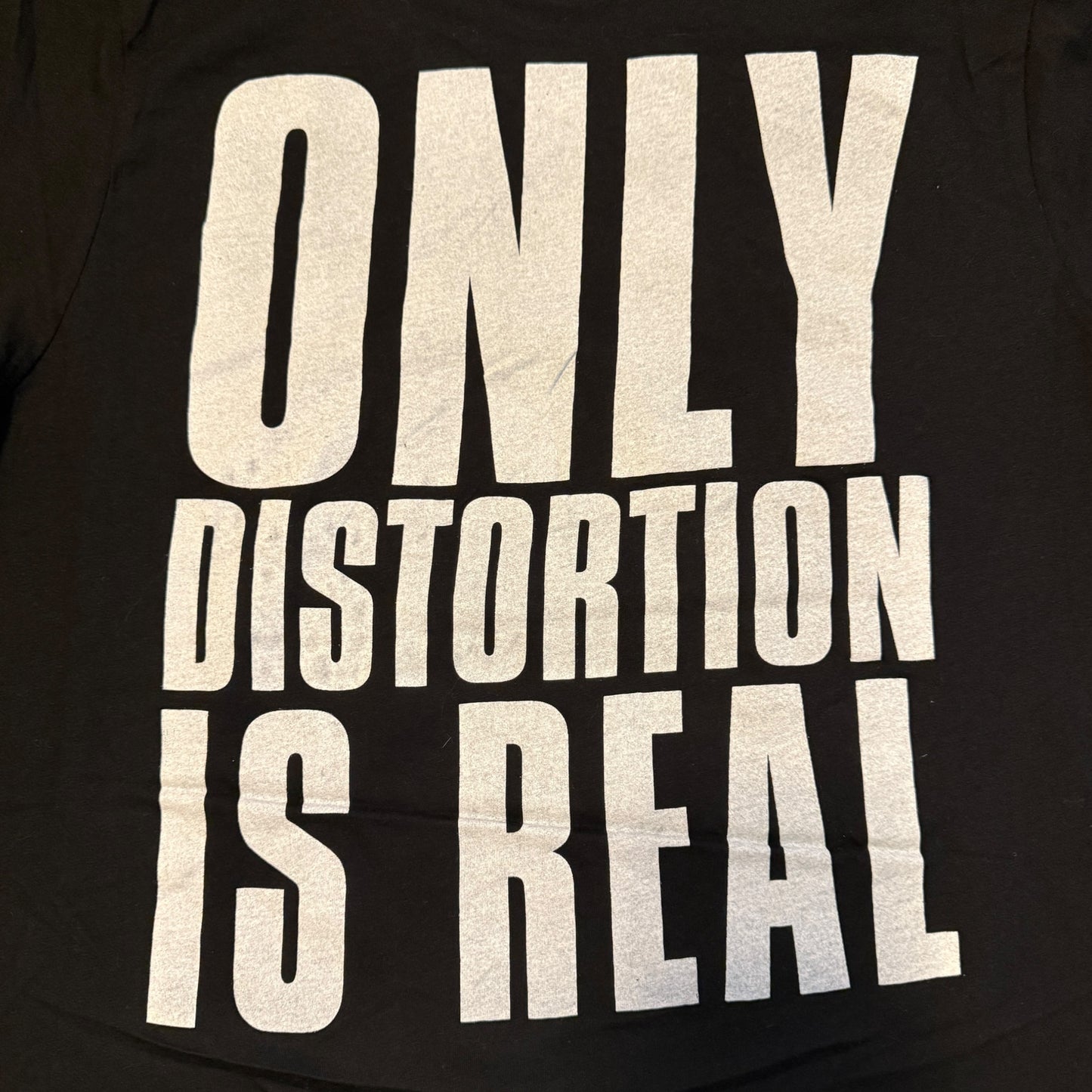 At the Heart of the World Band Only Distortion Is Real T-Shirt Size M