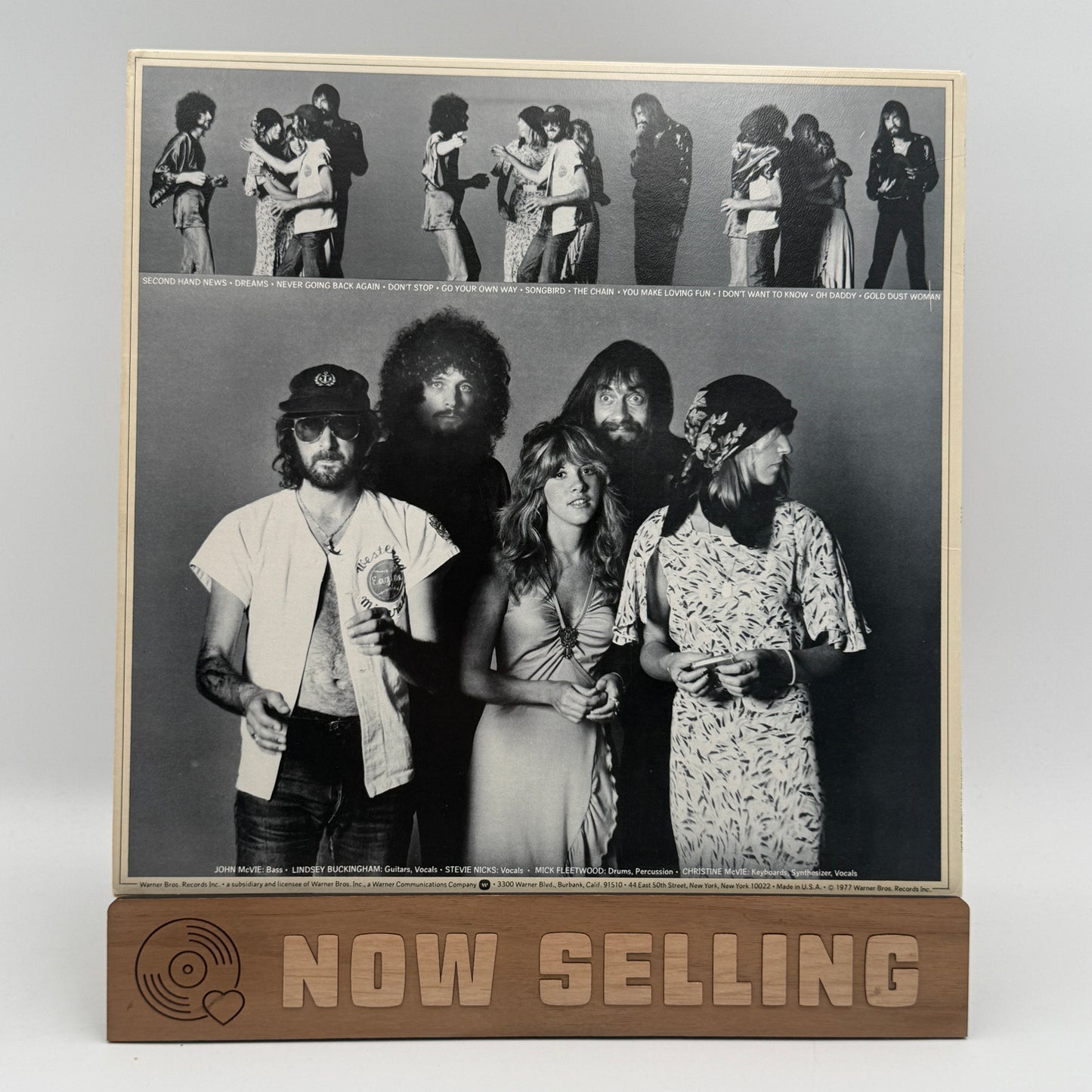 Fleetwood Mac - Rumours Vinyl LP Original 1st Press Textured Sleeve Jacksonville Press