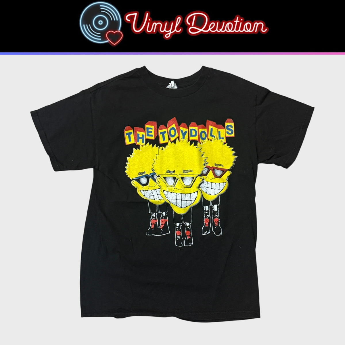 The Toy Dolls Punk Band 2014 Tour T-Shirt Size M – Vinyl Devotion