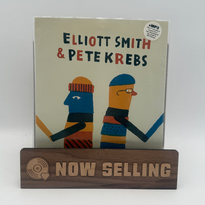 Elliott Smith And Pete Krebs - Shytown / No Confidence Man Vinyl 7" Reissue Blue Marble