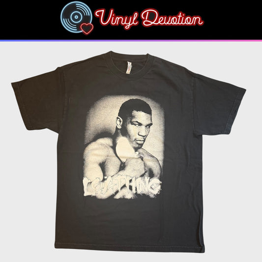 Loathing Hardcore Band Mike Tyson - Discography 15-17 T-Shirt Size L