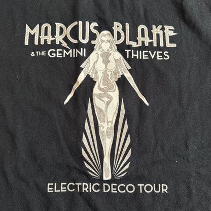 Marcus Blake And The Gemini Thieves Band Electric Deco Tour T-Shirt Size L Rollins Band Mother Superior