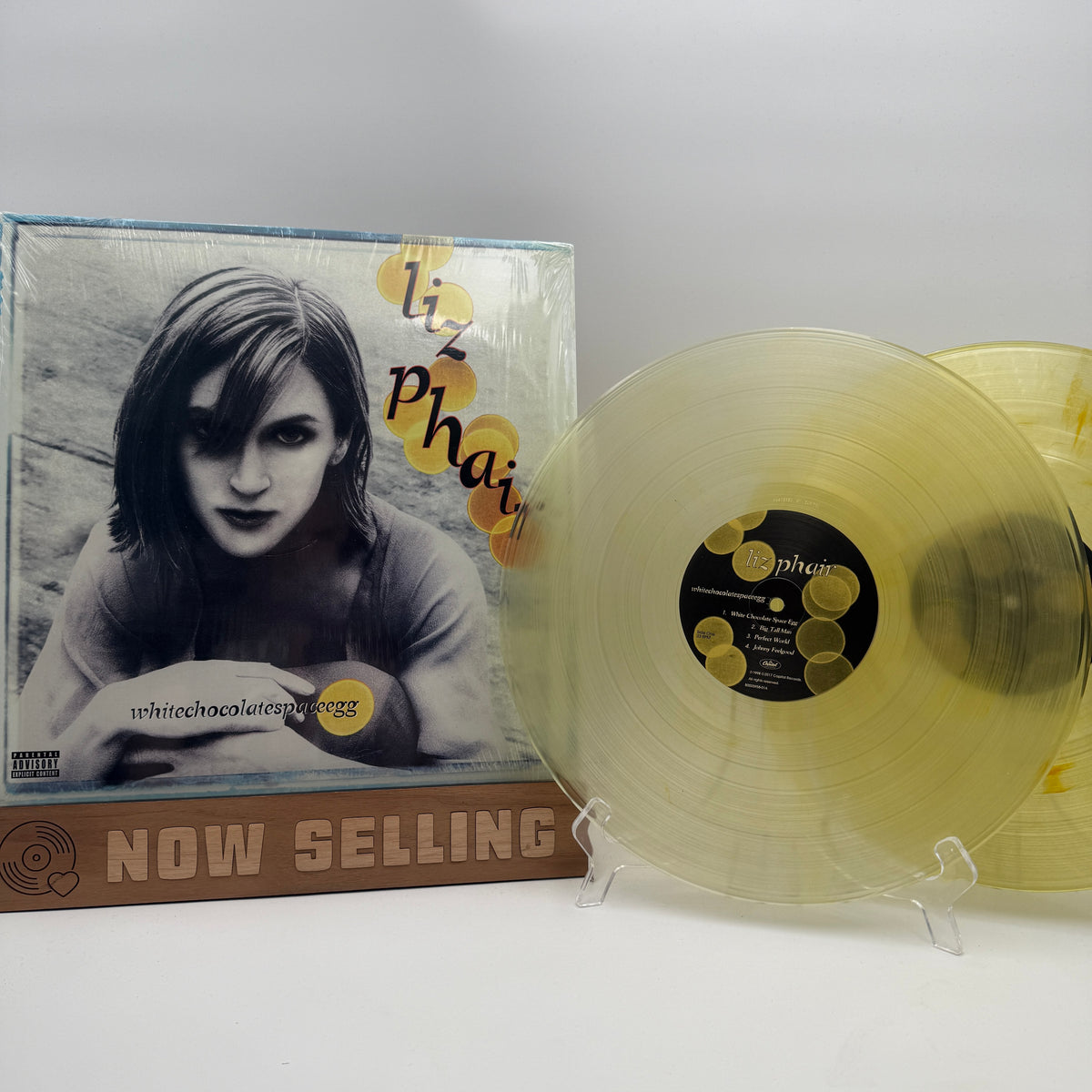 Liz Phair - Whitechocolatespaceegg Vinyl LP Reissue Clear With Yellow Swirls