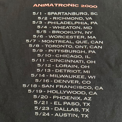 The Kovenant Band Animatronic 2000 Tour Vintage T-Shirt Size L