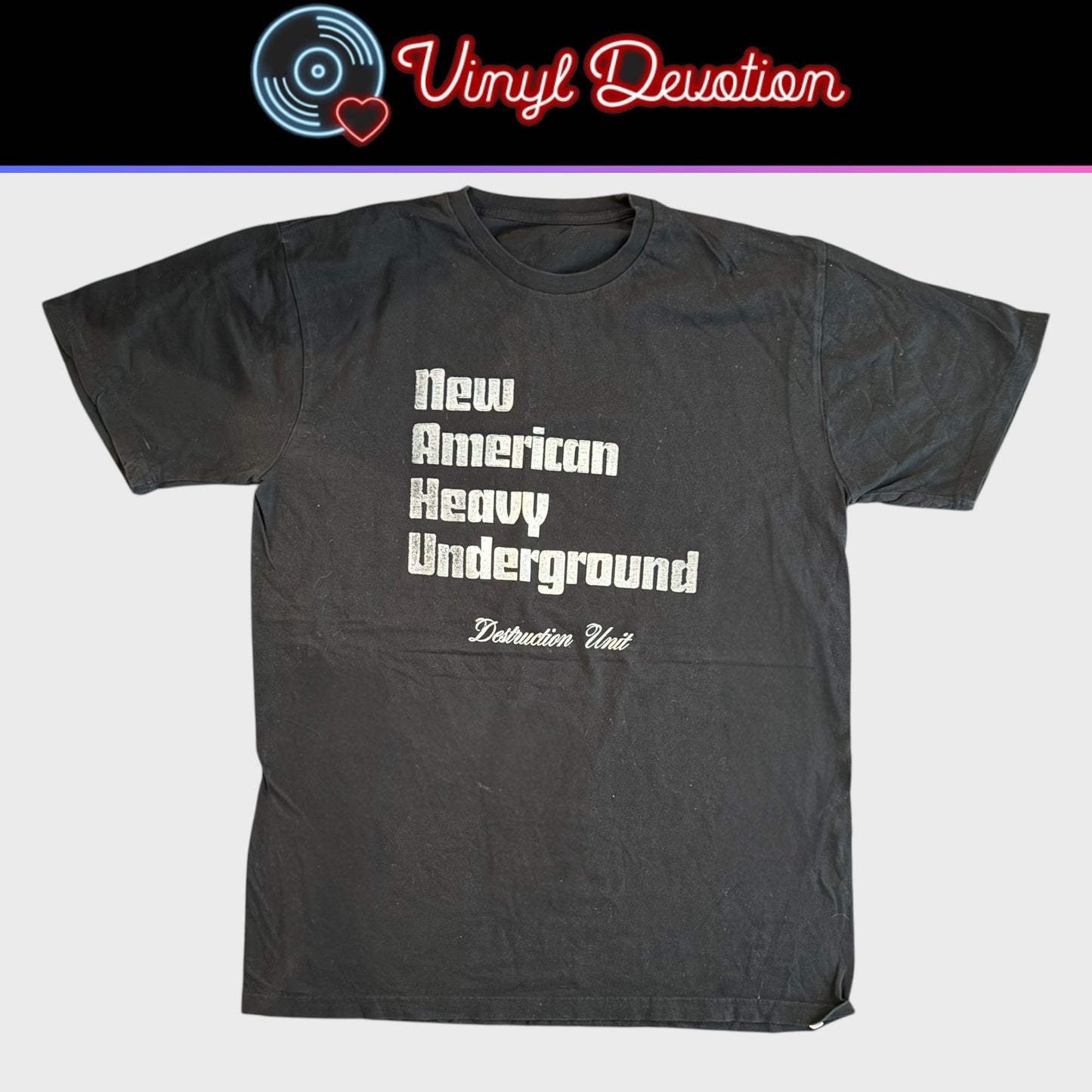 Destruction Unit Band New American Heavy Underground T-Shirt Size L Marshstepper