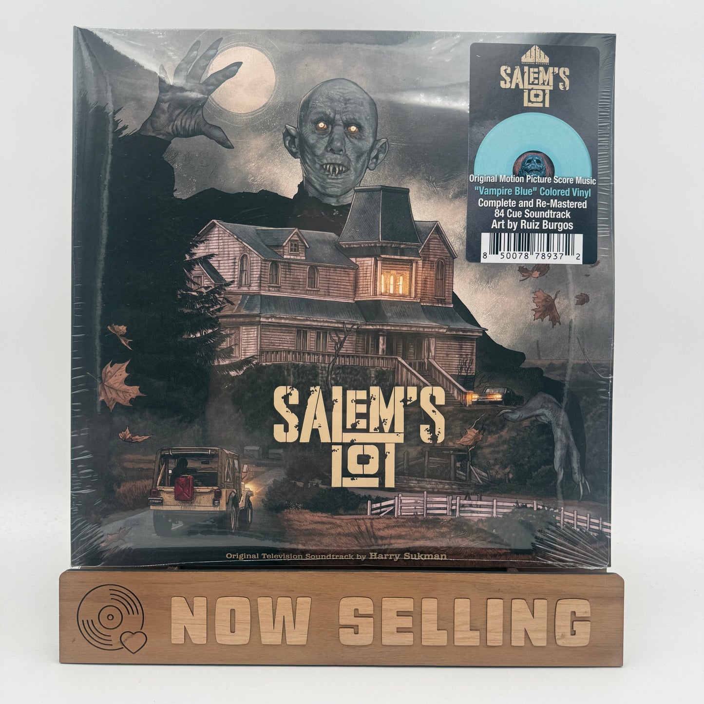 Salem's Lot Soundtrack Vinyl LP Reissue Vampire Blue SEALED Harry Sukman Stephen King