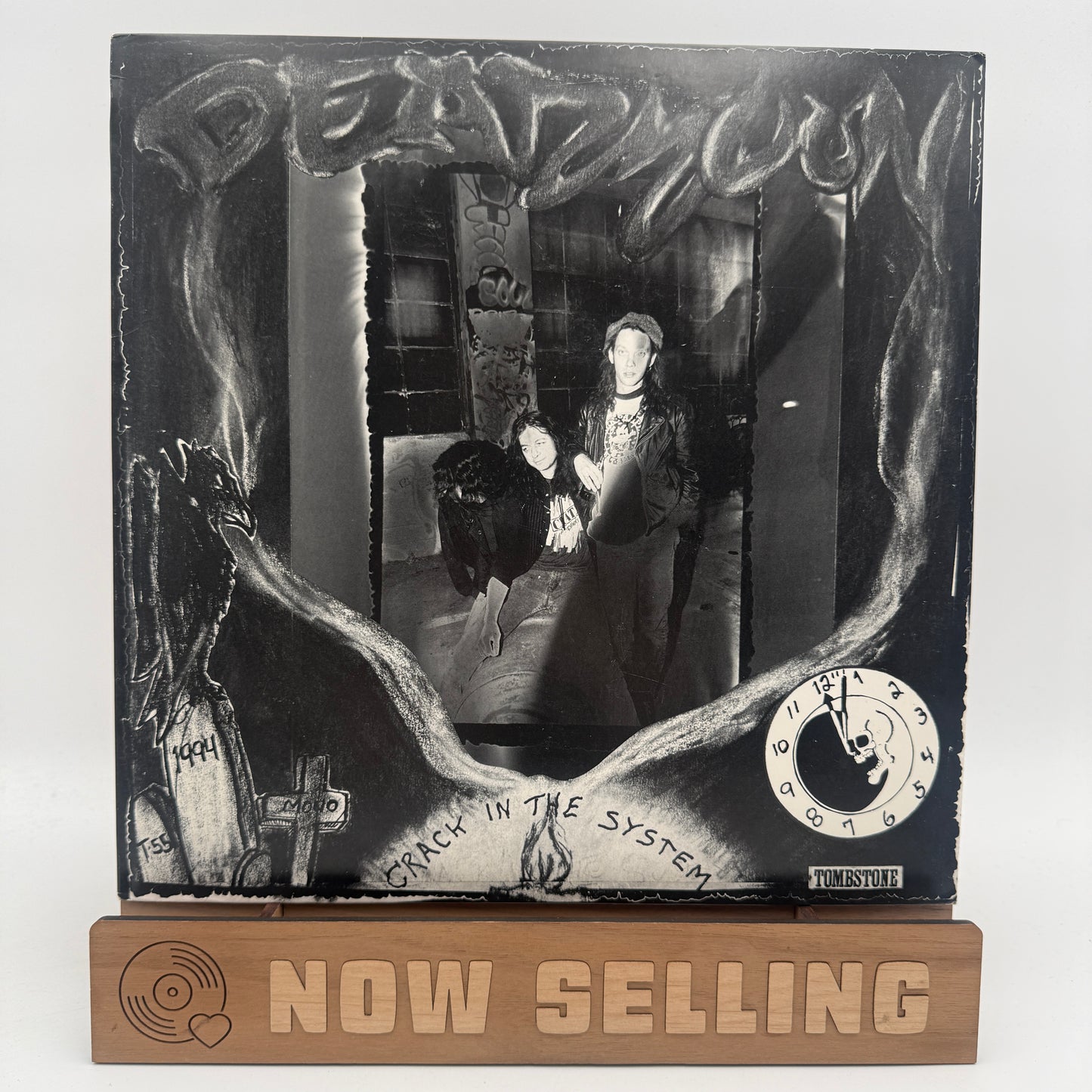 Dead Moon - Crack In The System Vinyl LP Original 1st Press Tombstone Records