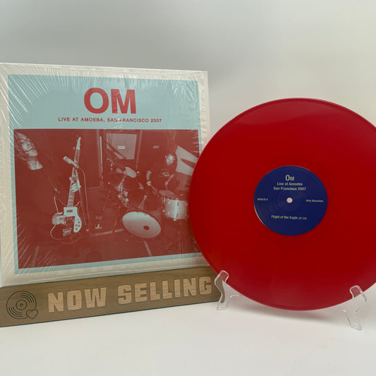 OM - Live At Amoeba San Francisco 2007 Vinyl LP Red Numbered Sleep Band Al Cisneros
