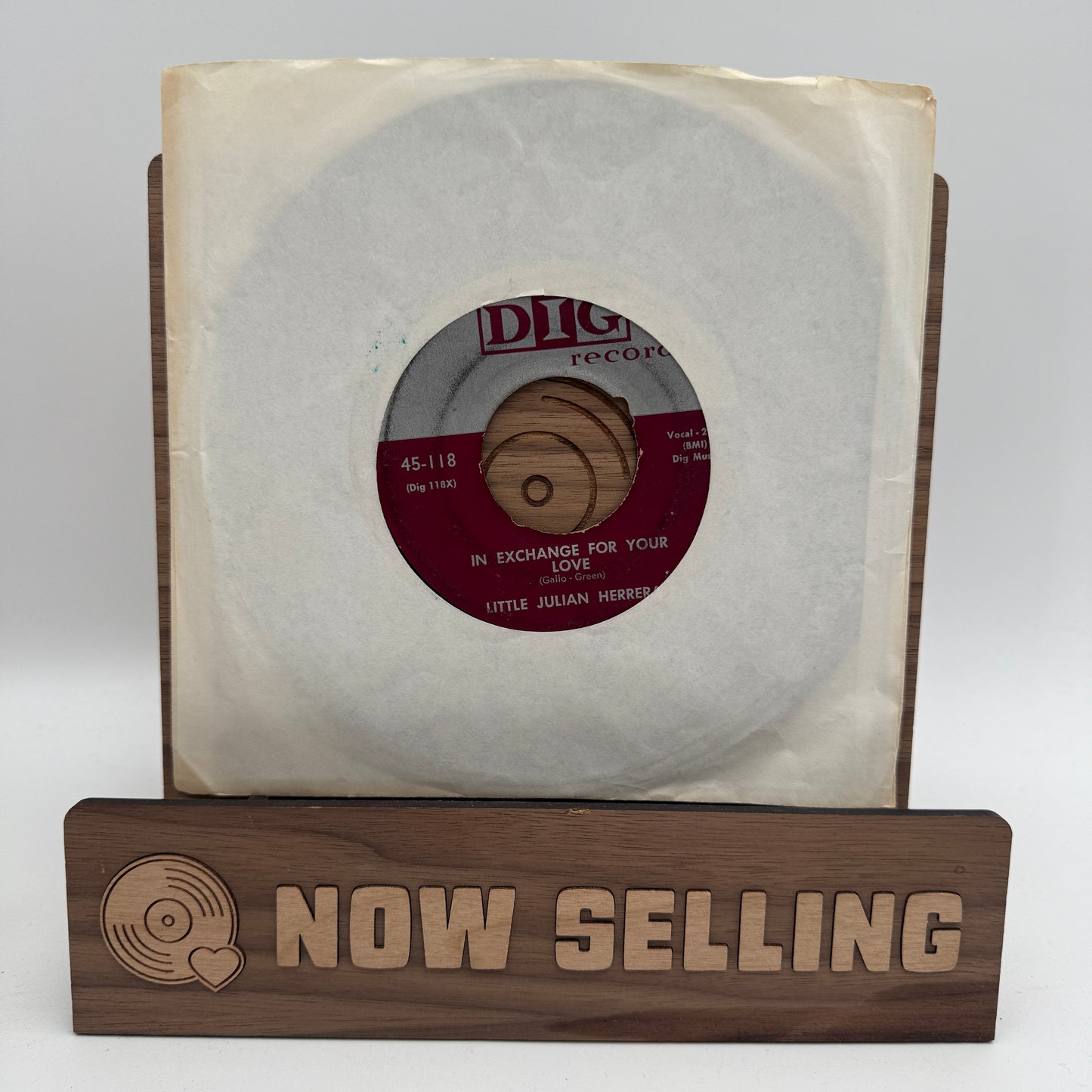 Little Julian Herrera – In Exchange For Your Love / Lonely Lonely Nights 7" Vinyl