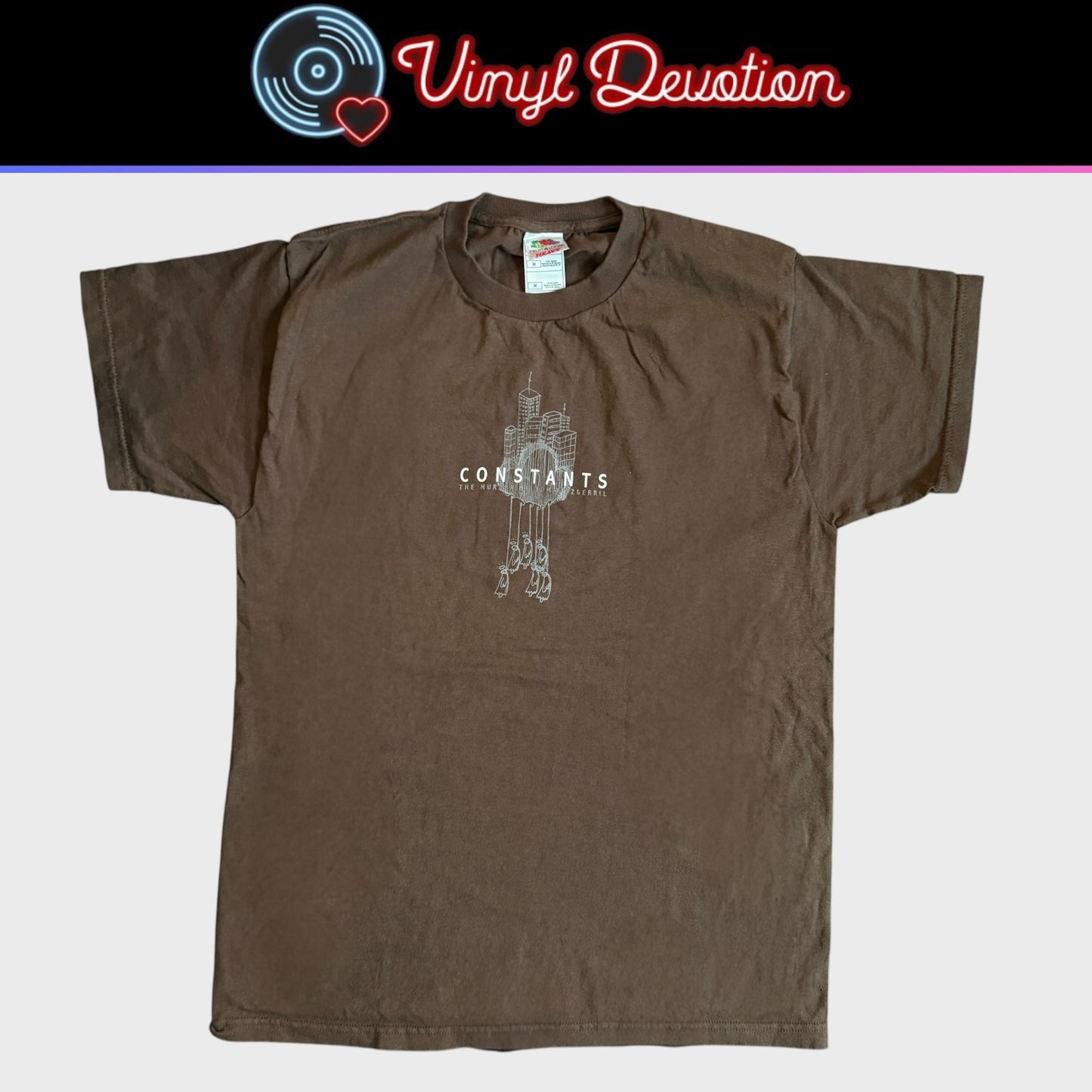 Constants Band The Murder Of Tom Fitzgerril Vintage Brown T-Shirt Size M Junius