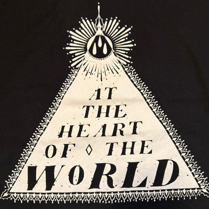 At the Heart of the World Band Only Distortion Is Real T-Shirt Size M