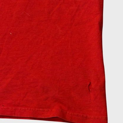 GUNS UP! Straight Edge Hardcore Band Getting Ignorant 09 Red Tank Top Size M