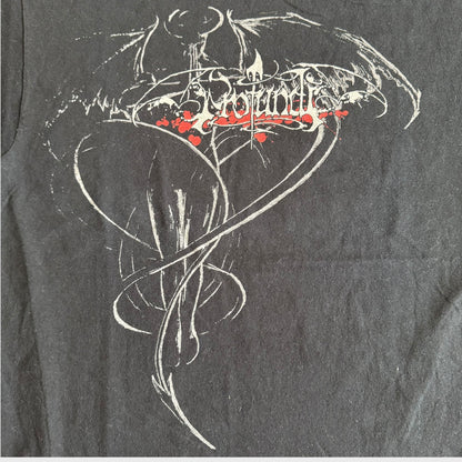 Profundi Black Metal Band The Omega Rising Vintage T-Shirt Size M