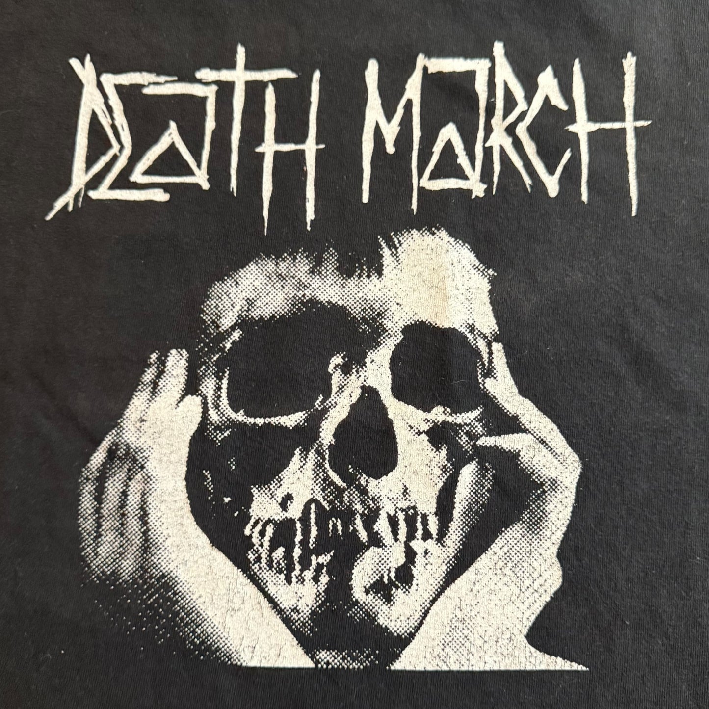 Death March Band Hands / Skull T-Shirt Size XL D-Beat