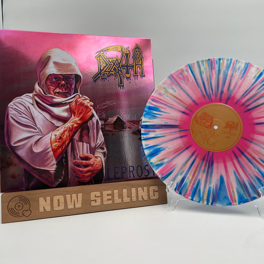 Death - Leprosy Vinyl LP Custom Tri-Color Merge w/ Splatter Foil Sleeve