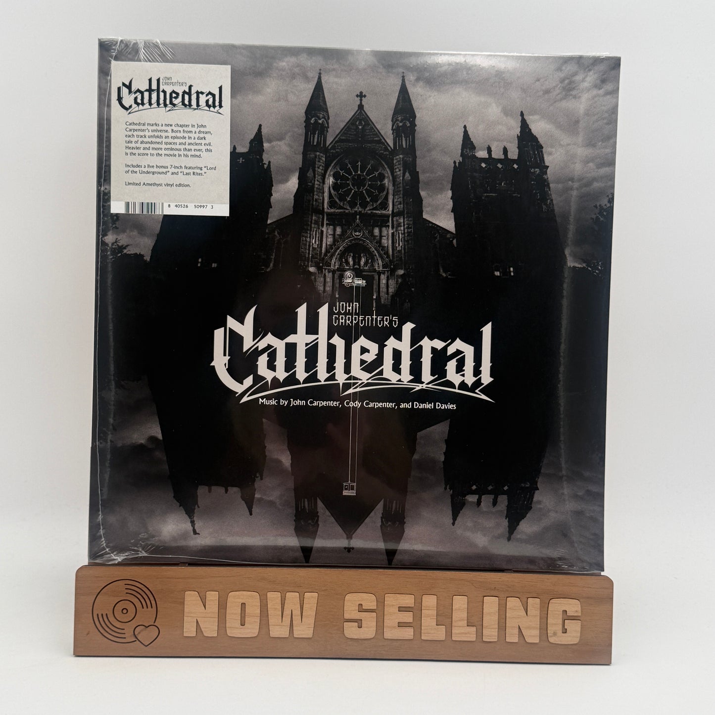 John Carpenter, Cody Carpenter & Daniel Davies - Cathedral Vinyl LP Amethyst w/ 7" SEALED