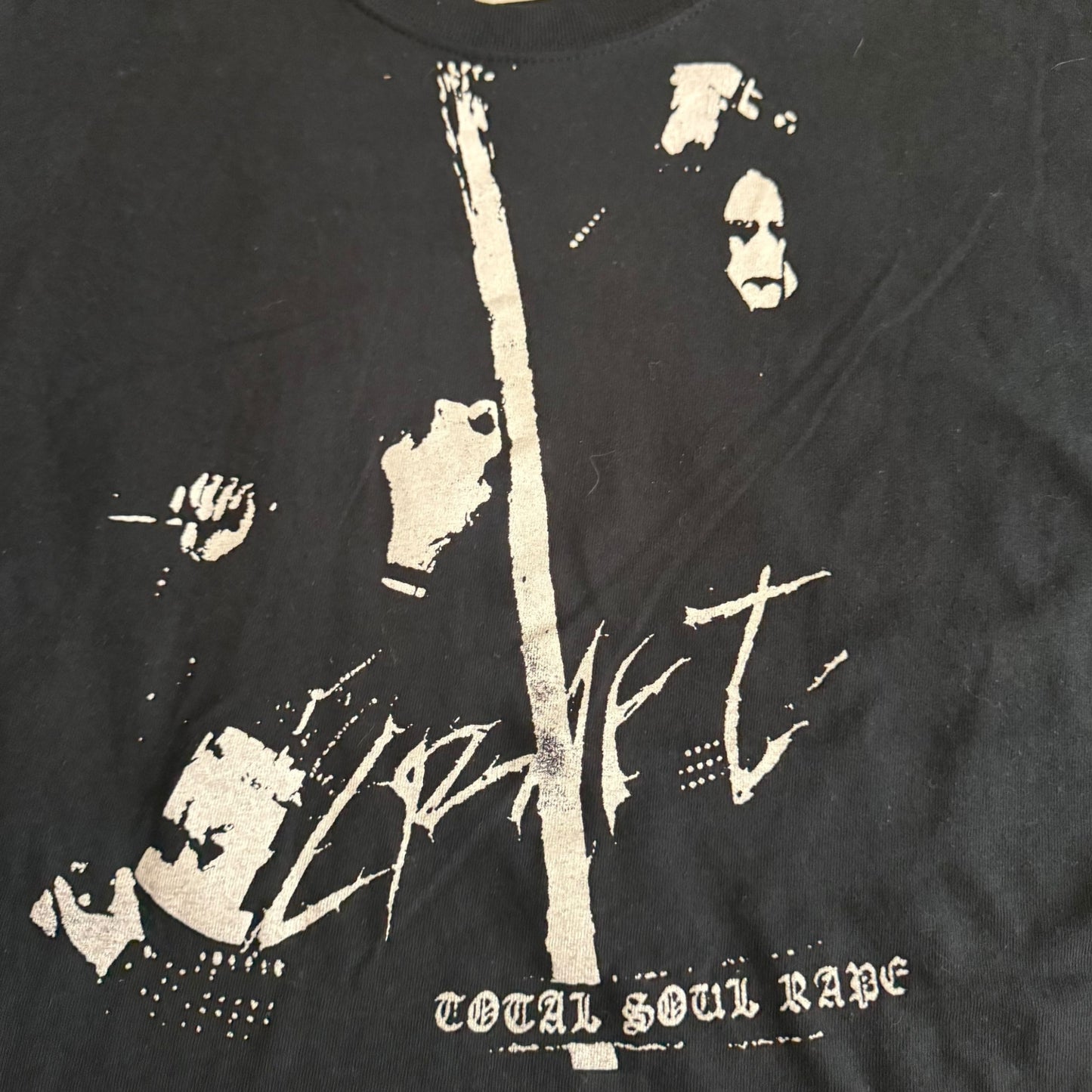Craft Black Metal Band Total Soul Rape T-Shirt Size L