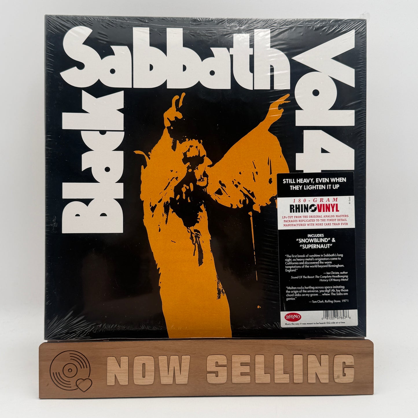 Black Sabbath - Black Sabbath Vol 4 Vinyl LP Rhino 2011 180 Gram CB SEALED Chris Bellman Cut