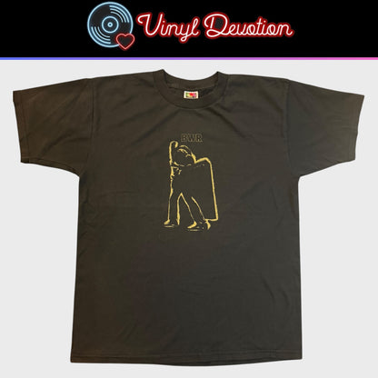 Big Wheel Recreation Record Label T. Rex RIP Vintage T-Shirt Size L Jimmy Eat World Fastbreak