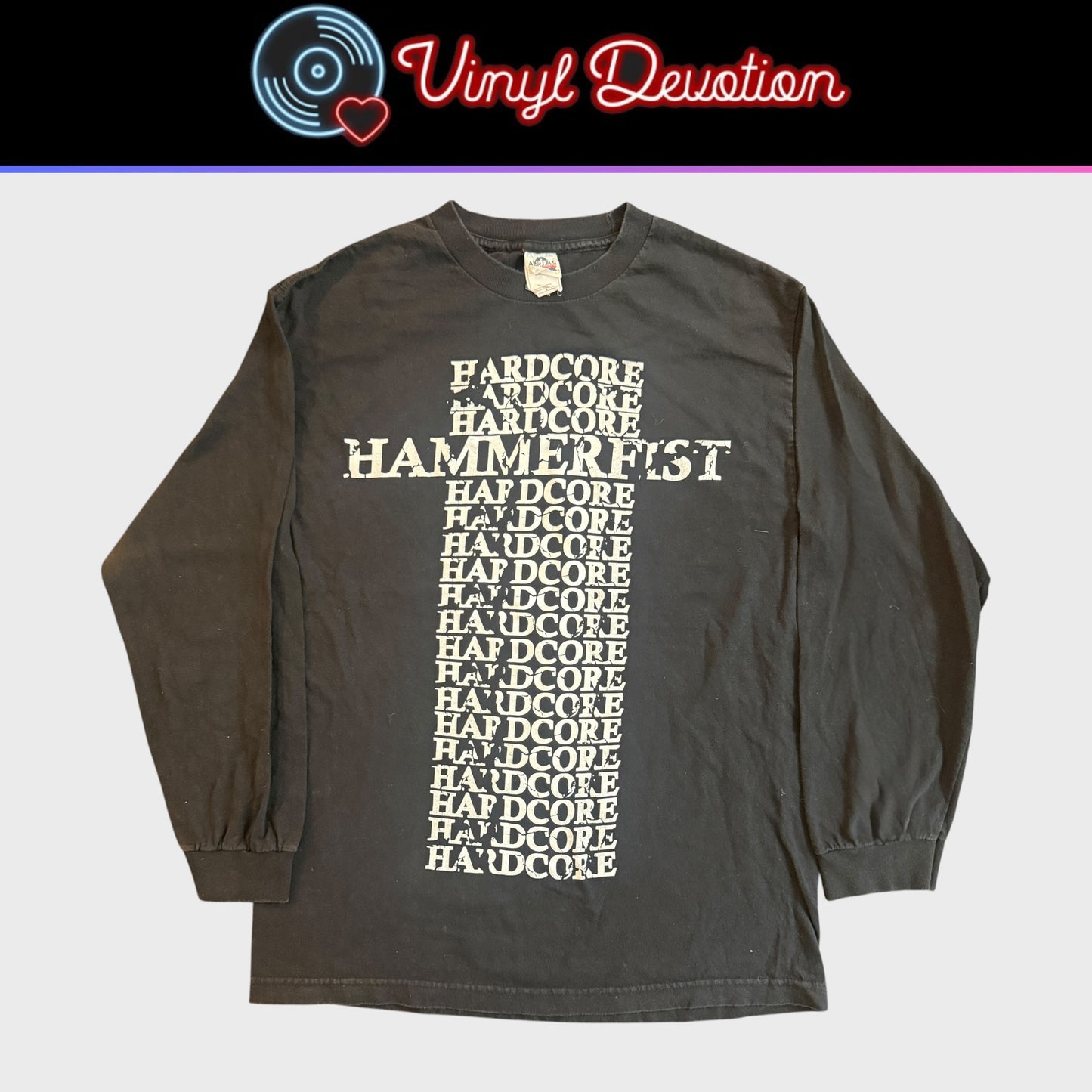 Hammerfist Band Hardcore Long Sleeve T-Shirt Size L Burn Infinite