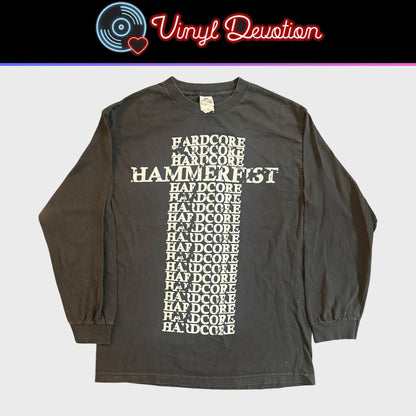 Hammerfist Band Hardcore Long Sleeve T-Shirt Size L Burn Infinite