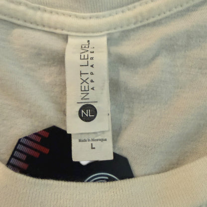 Prurient Band In the Ashes of Science We Fall Long Sleeve White T-Shirt Size L Vatican Shadow Cold Cave