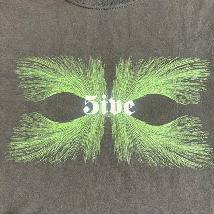 5ive Band Logo 2000 Vintage T-Shirt Size L Palms Gozu ISIS The Band Red Sparowes Cable