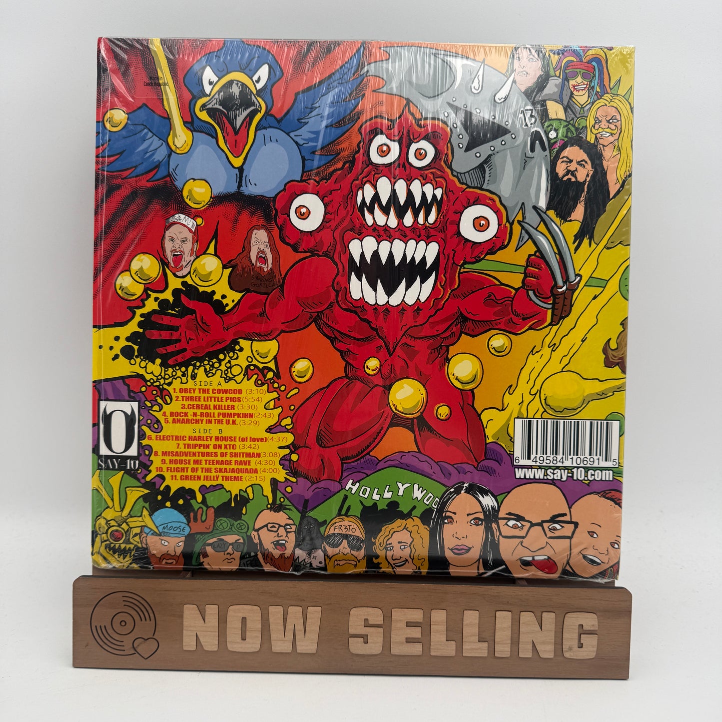 Green Jelly - Cereal Killer Vinyl LP Reissue Green Smoke Translucent