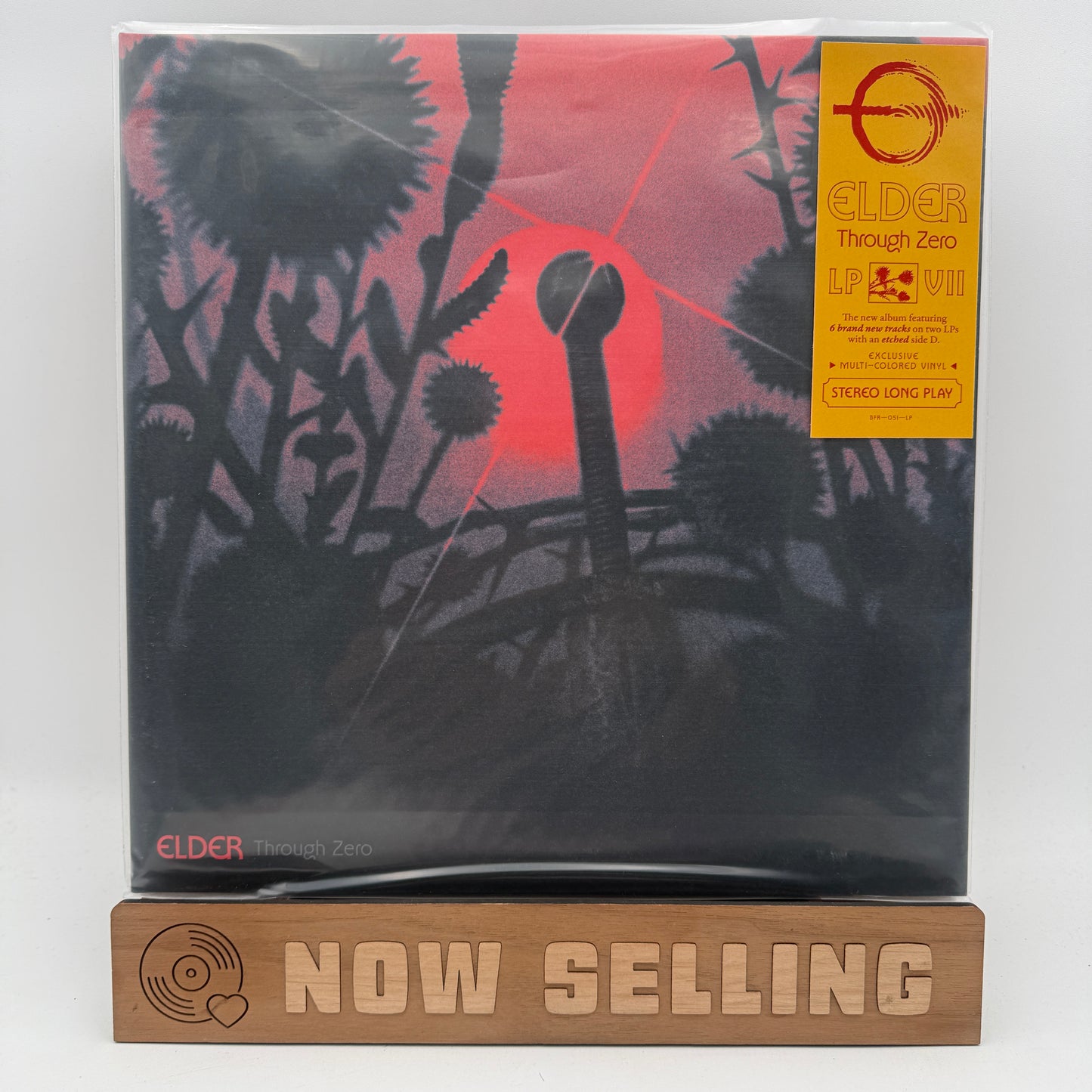 Elder - Through Zero Vinyl LP Green / Orange Merge Multi-Colored Indie Exclusive