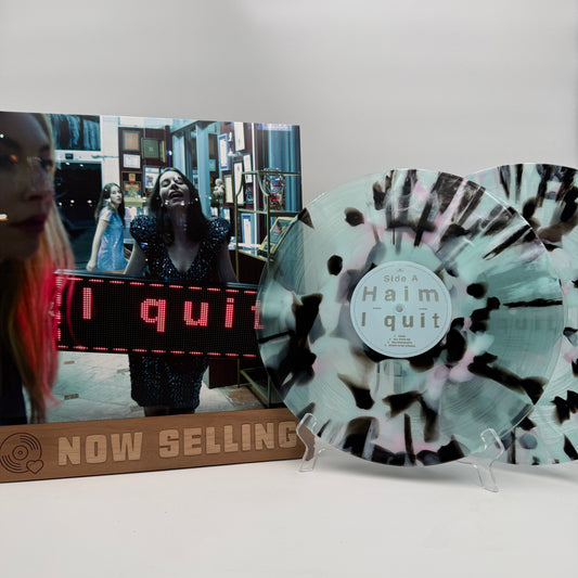Haim - I Quit Vinyl LP Seaglass w/ Black & Pink Splatter Numbered