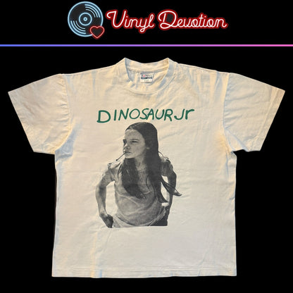 Dinosaur Jr Band Vintage Green Mind 1992 Tour White T-Shirt Size XL Single Stitch READ