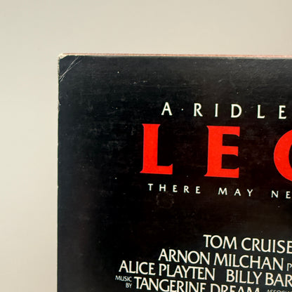 Legend Soundtrack Tangerine Dream Vinyl LP