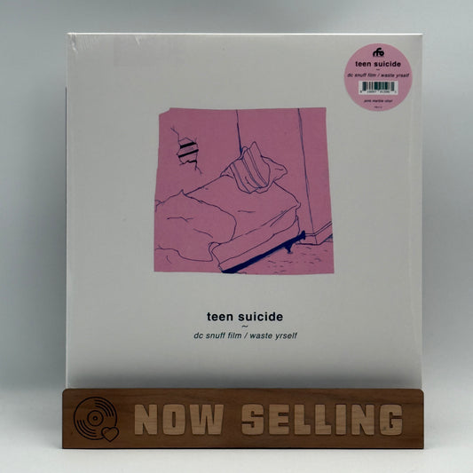 Teen Suicide - DC Snuff Film / Waste Yrself Vinyl LP Pink Marbled SEALED