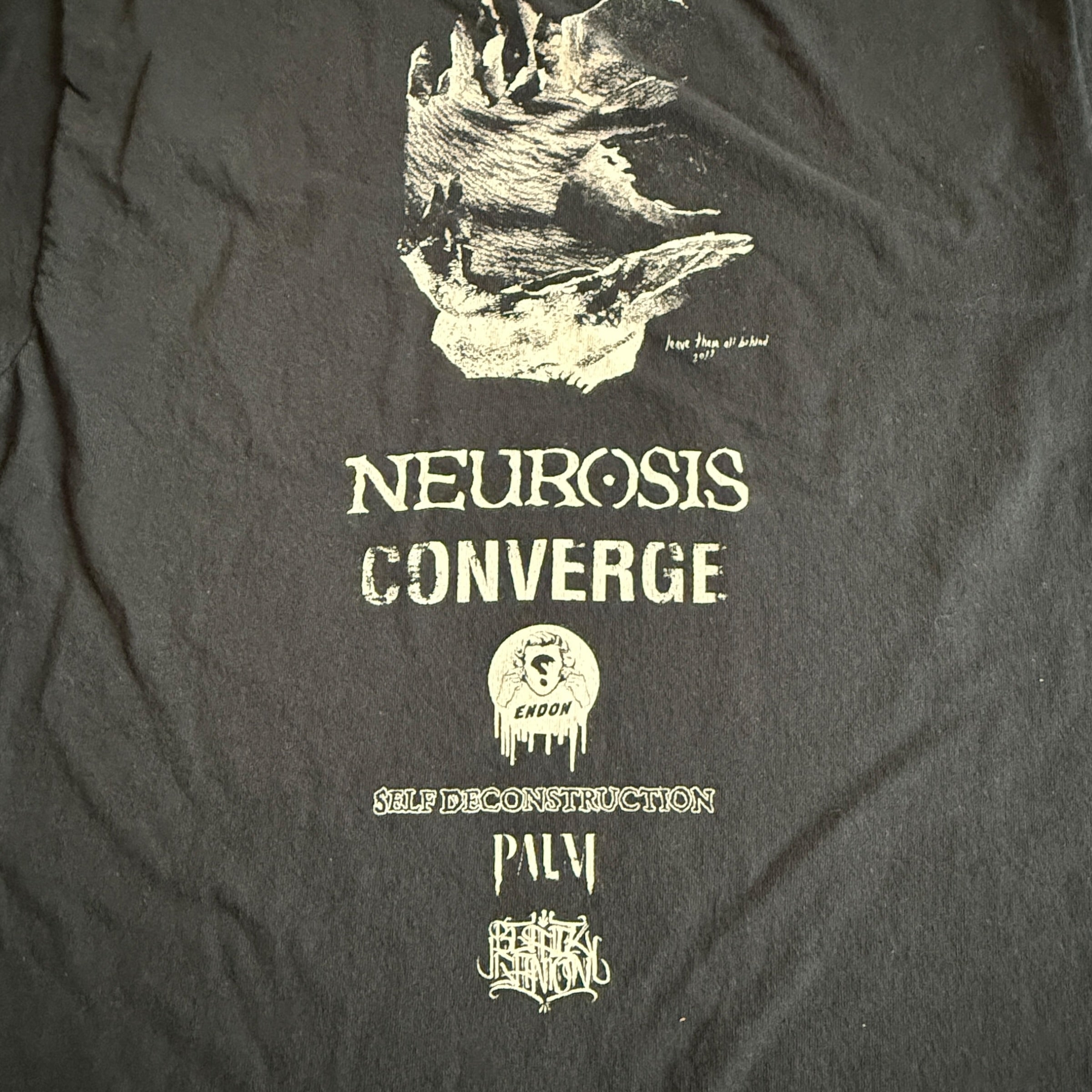Neurosis / Converge Band Japan 2019 Tour T-Shirt Size Youth Large