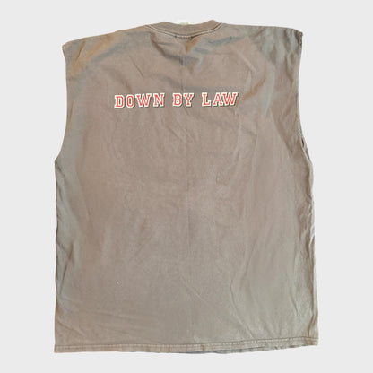 Down By Law Band Punk Rock Academy Cut Sleeves Vintage T-Shirt Size XL