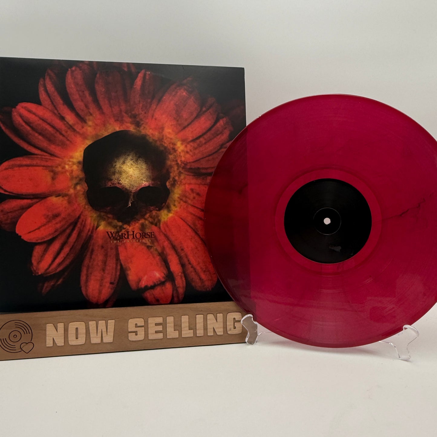 WarHorse - The Priestess Vinyl 12" Red w/ Black Swirl 5ive Come To Grief Desolate
