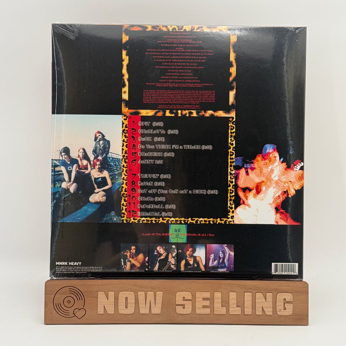 Kittie - Spit Vinyl LP Reissue Leopard Print Picture Disc SEALED