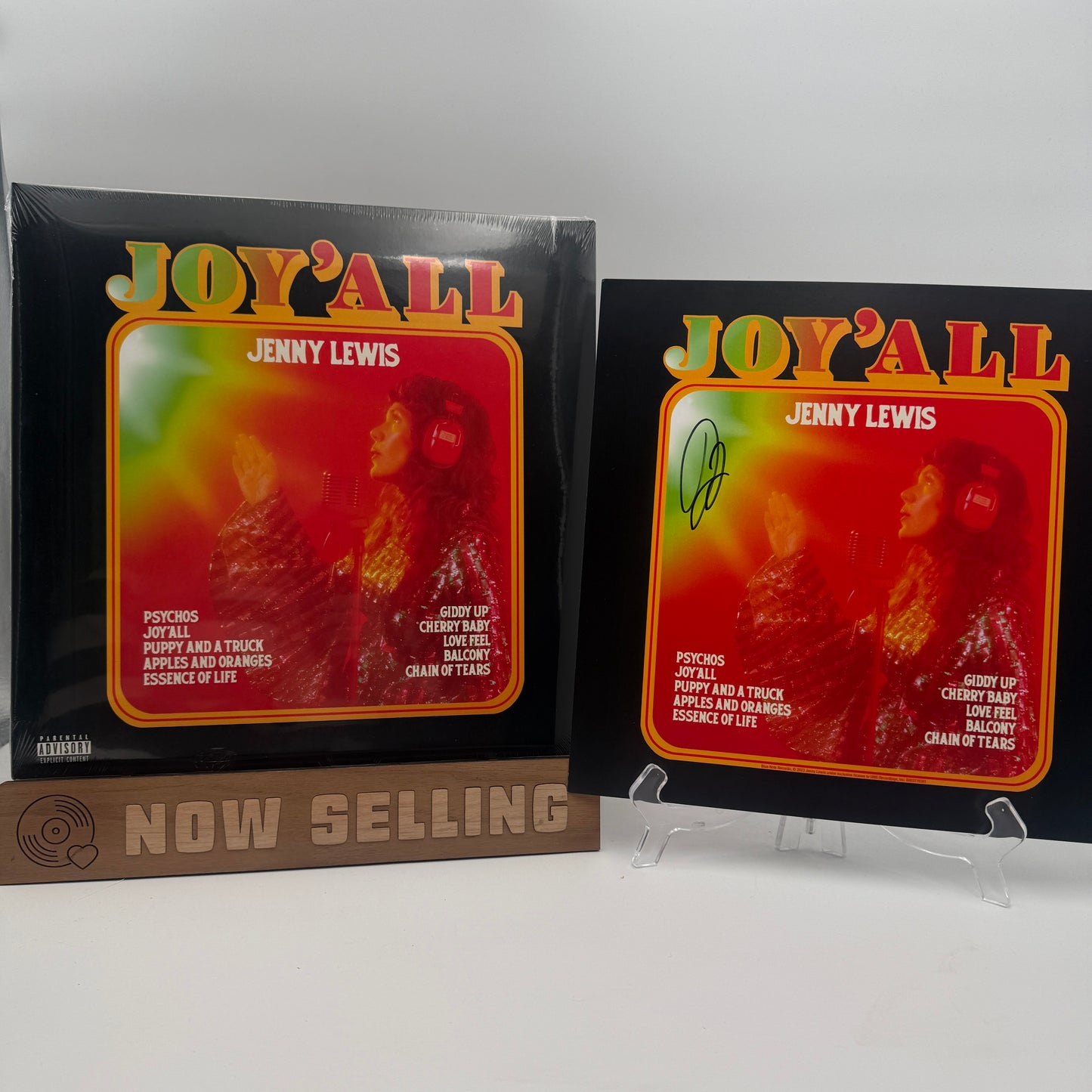 Jenny Lewis - Joy'All Vinyl LP Yellow Green Red Splatter SEALED w/ Signed Print