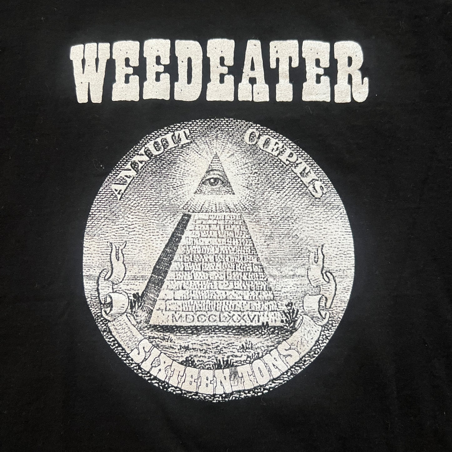 Weedeater Band Sixteen Tons Burn 1 Vintage T-Shirt Size M