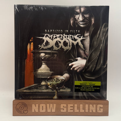 Impending Doom - Baptized In Filth Vinyl LP Clear Red Green Black Splatter SEALED