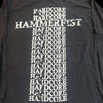 Hammerfist Band Hardcore Long Sleeve T-Shirt Size L Burn Infinite