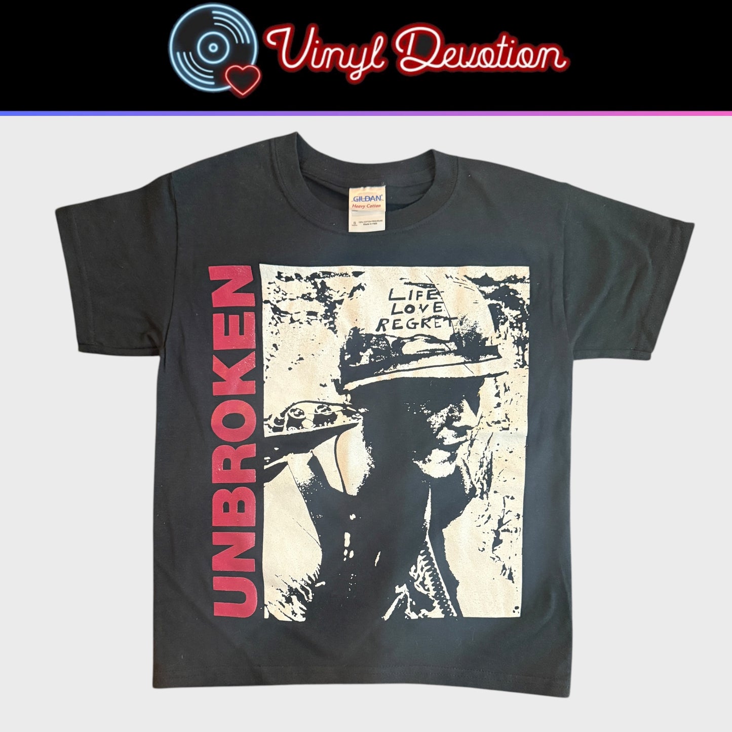 Unbroken Band Life. Love. Regret Smiths RIP T-Shirt Youth Small / Extra Small