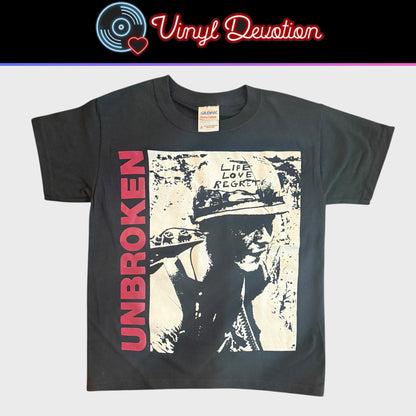 Unbroken Band Life. Love. Regret Smiths RIP T-Shirt Youth Small / Extra Small