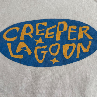 Creeper Lagoon Band 1998 Vintage White Ringer T-Shirt Size L
