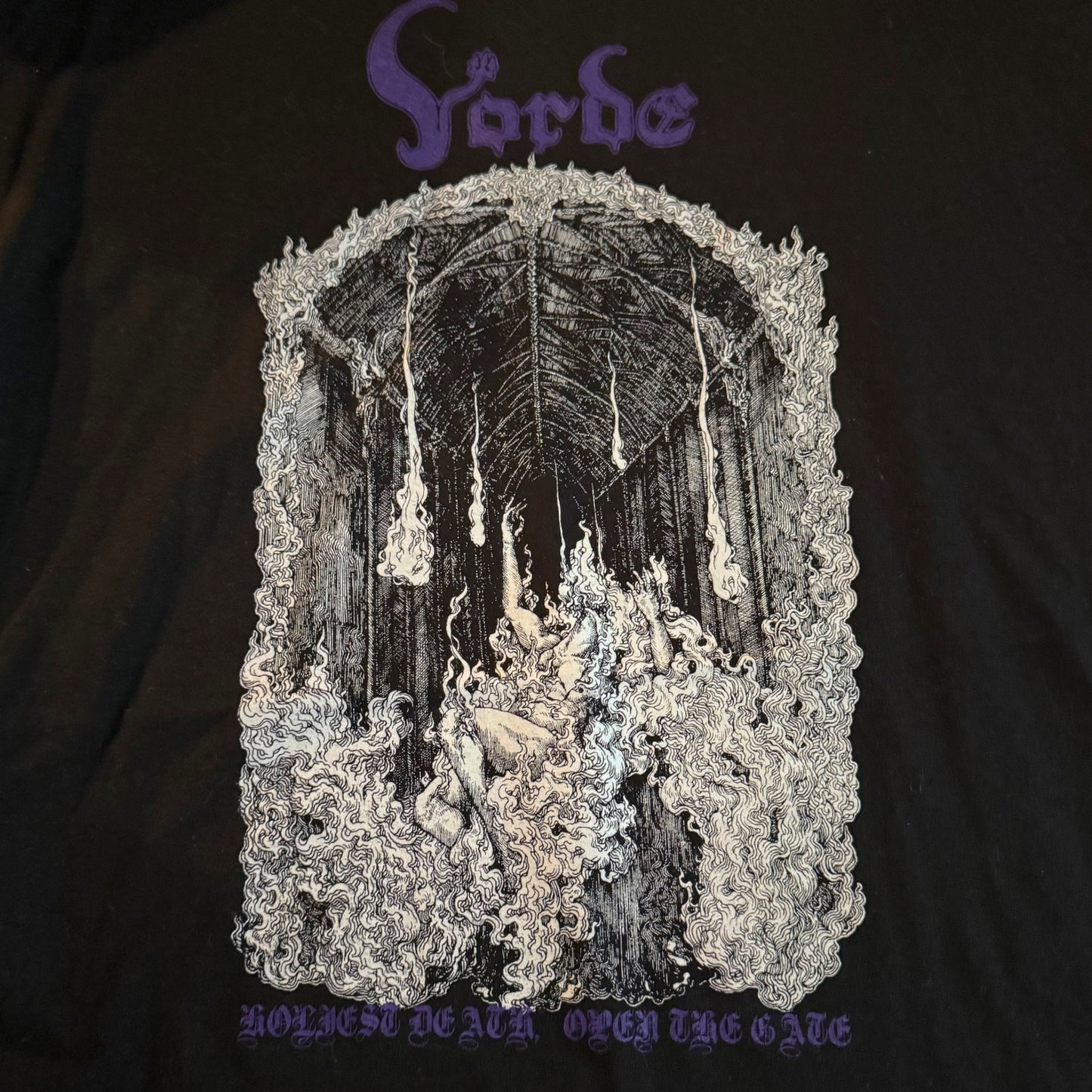 Vorde Band T-Shirt Size XL Black Metal